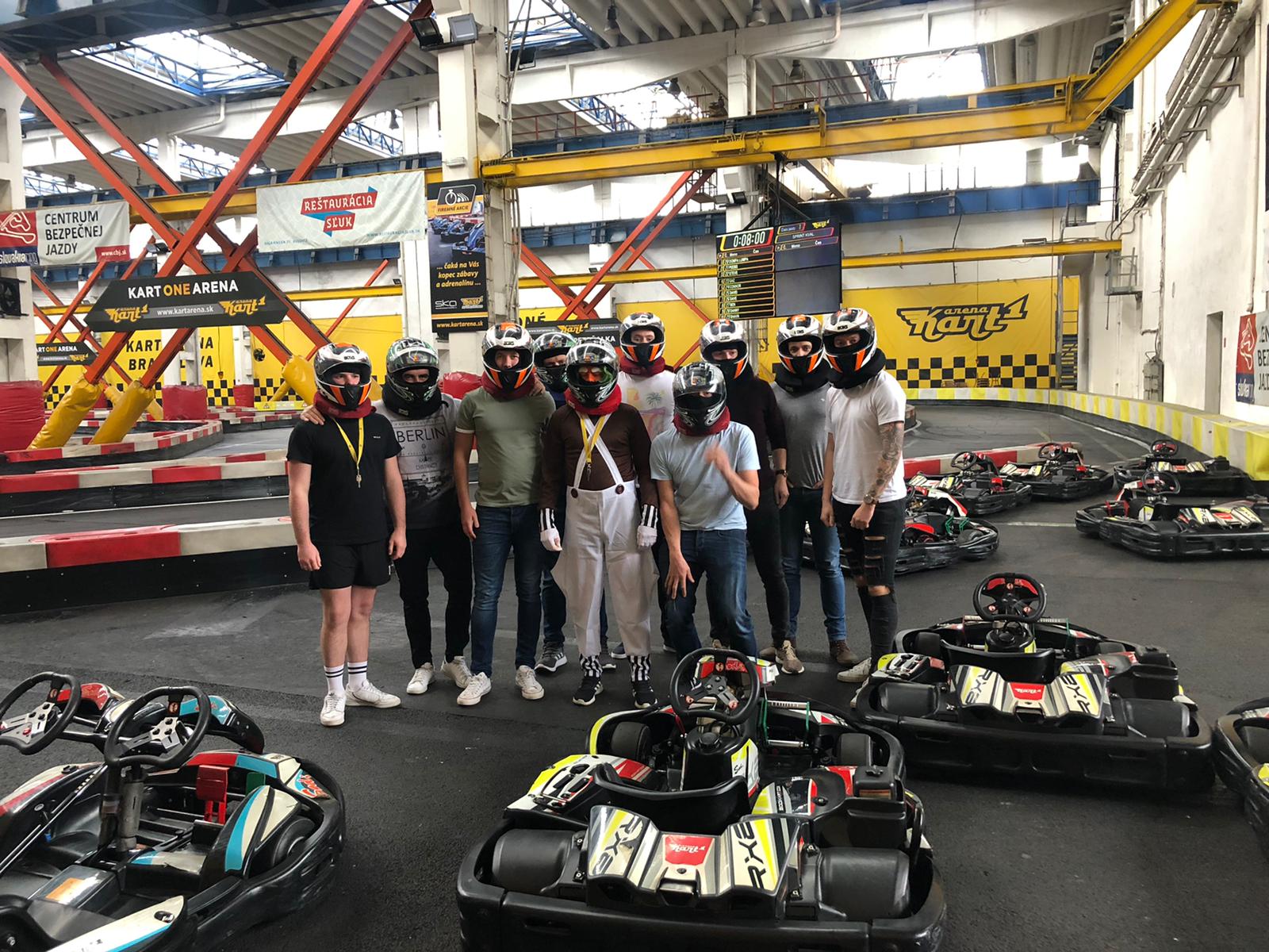 Go-kart racing group